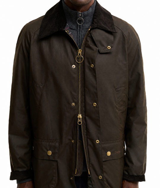 Barbour Washed Ashby Wax Jacket-Men's Clothing-Kevin's Fine Outdoor Gear & Apparel