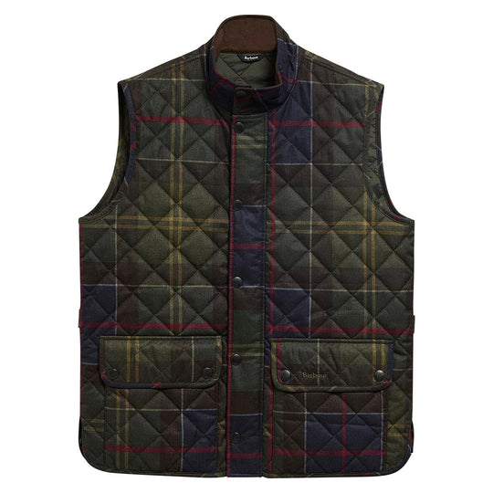 Barbour Icons Tartan Lowerdale Quilted Gilet-Men's Clothing-Kevin's Fine Outdoor Gear & Apparel