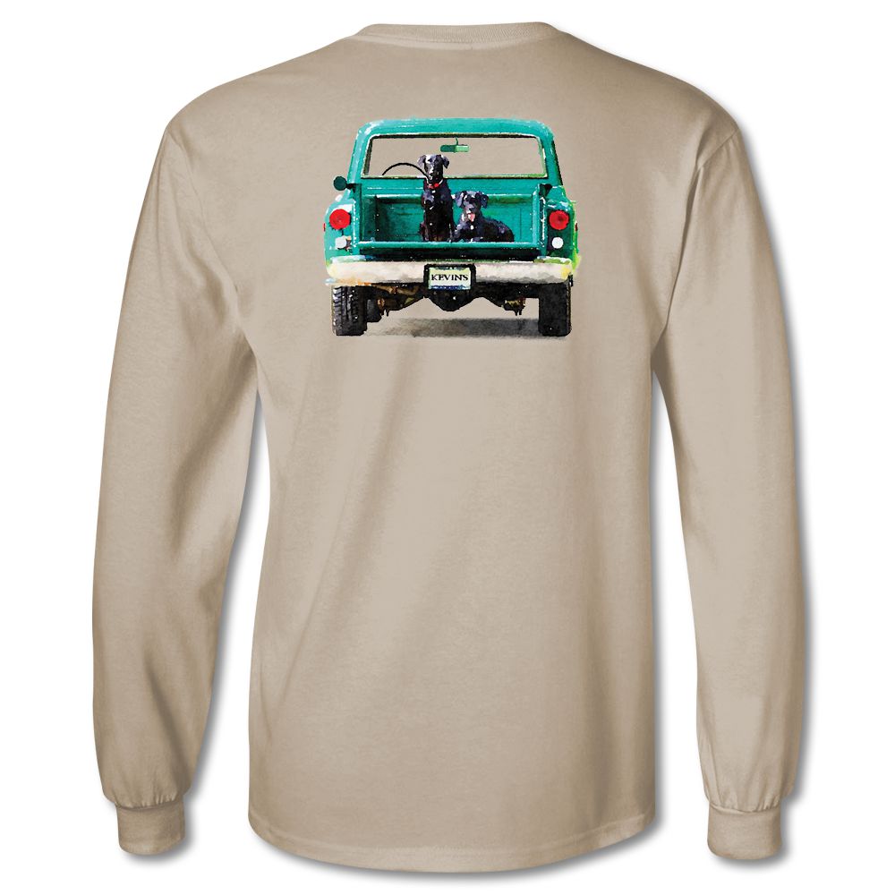 Kevin's Dog Pickup Long Sleeve Tee-Sandstone-S-Kevin's Fine Outdoor Gear & Apparel