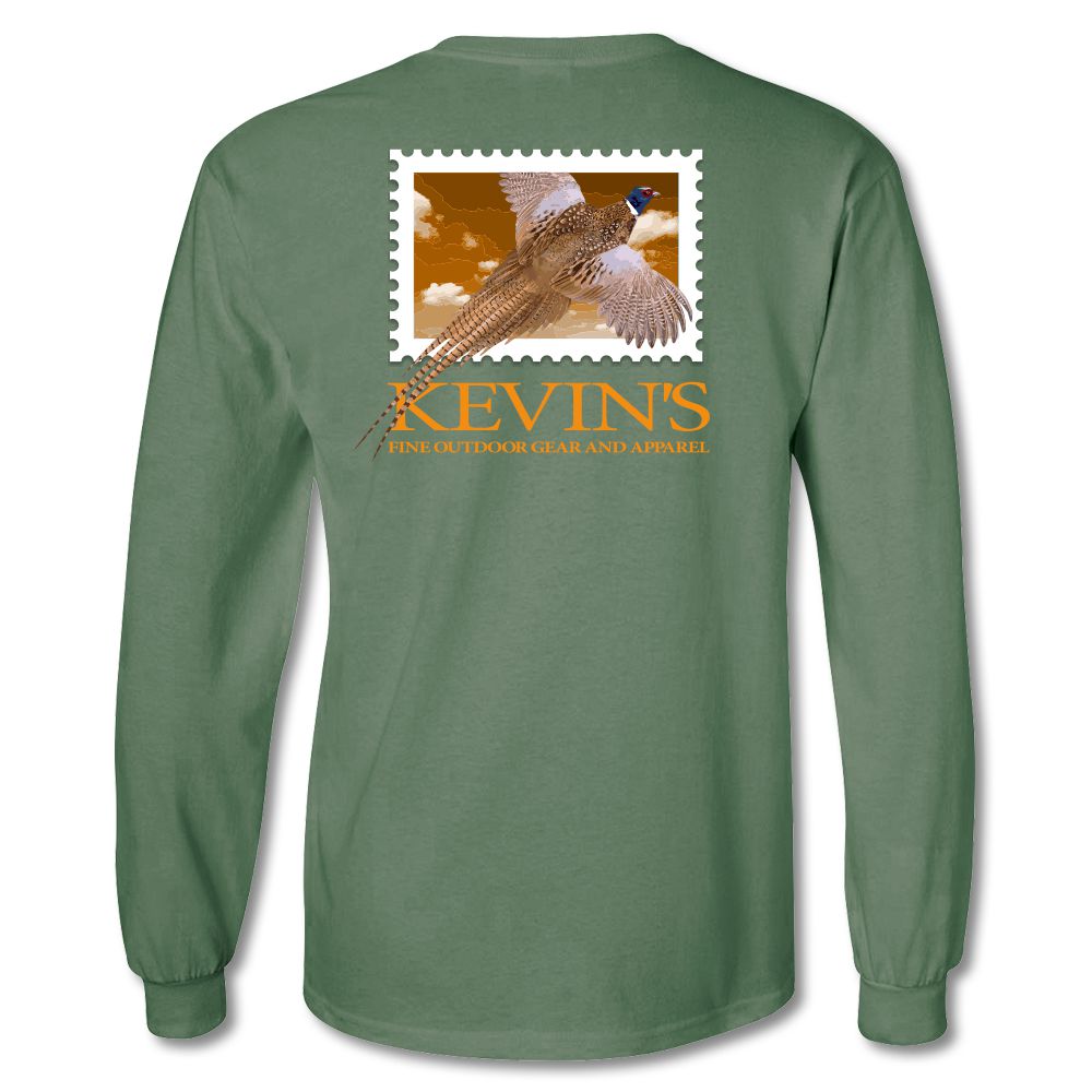 Kevin's Pheasant Stamp Pocket Tee-Light Green-S-Kevin's Fine Outdoor Gear & Apparel