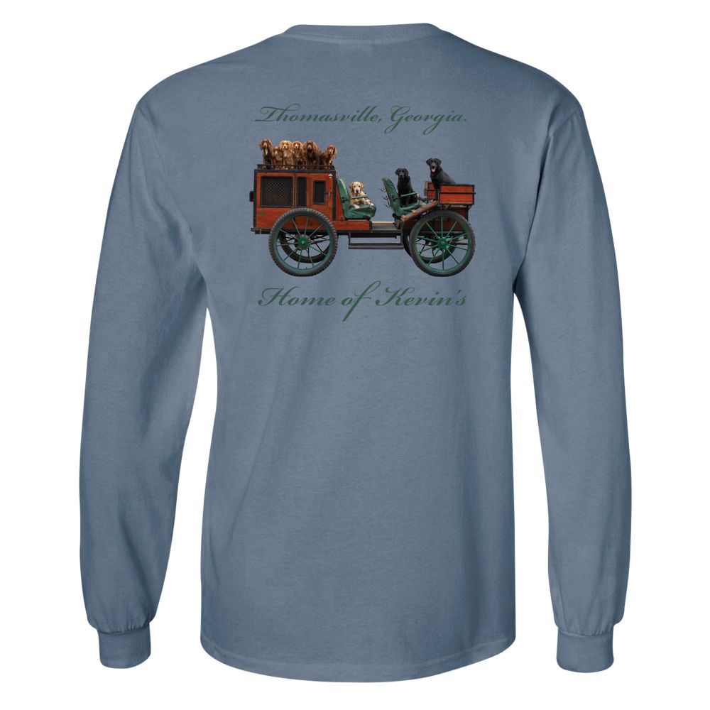Kevin's Quail Wagon Long Sleeve T-Shirt-Men's Clothing-Kevin's Fine Outdoor Gear & Apparel