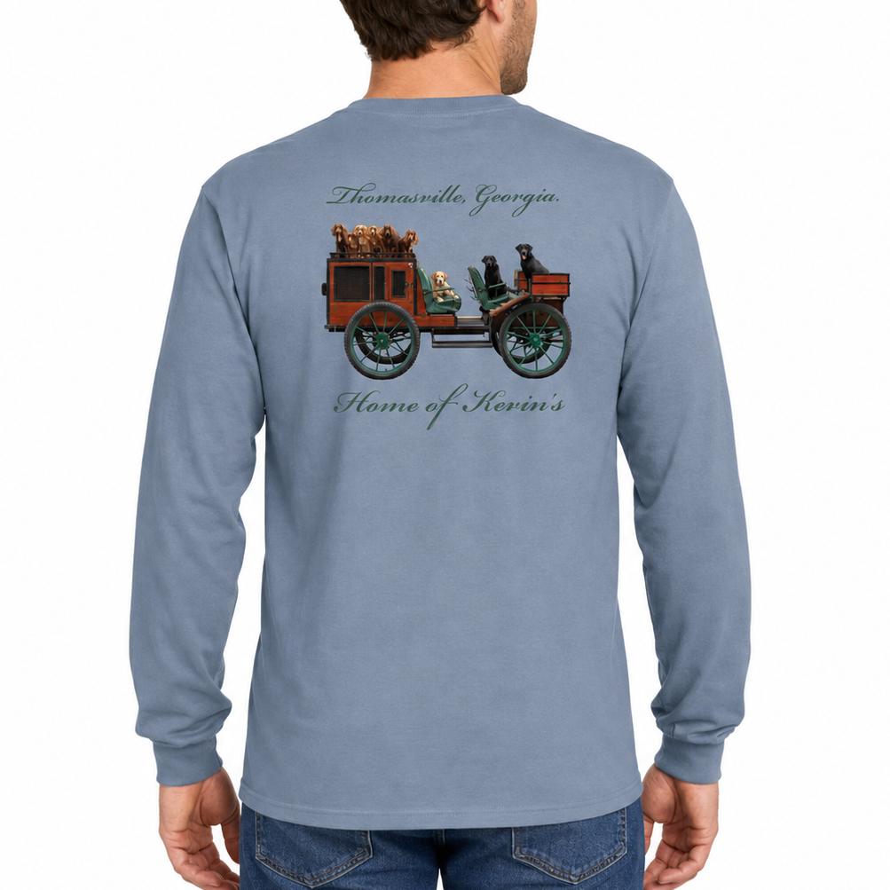 Kevin's Quail Wagon Long Sleeve T-Shirt-Men's Clothing-Kevin's Fine Outdoor Gear & Apparel