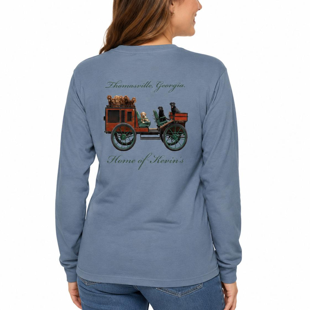 Kevin's Quail Wagon Long Sleeve T-Shirt-Men's Clothing-Kevin's Fine Outdoor Gear & Apparel