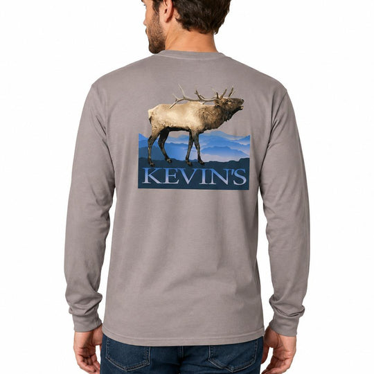 Kevin's Elk Long Sleeve T-Shirt-Men's Clothing-Kevin's Fine Outdoor Gear & Apparel