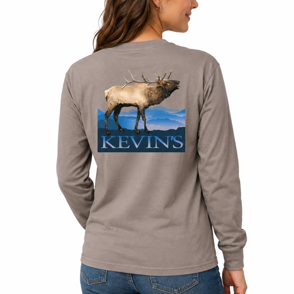 Kevin's Elk Long Sleeve T-Shirt-Men's Clothing-Kevin's Fine Outdoor Gear & Apparel