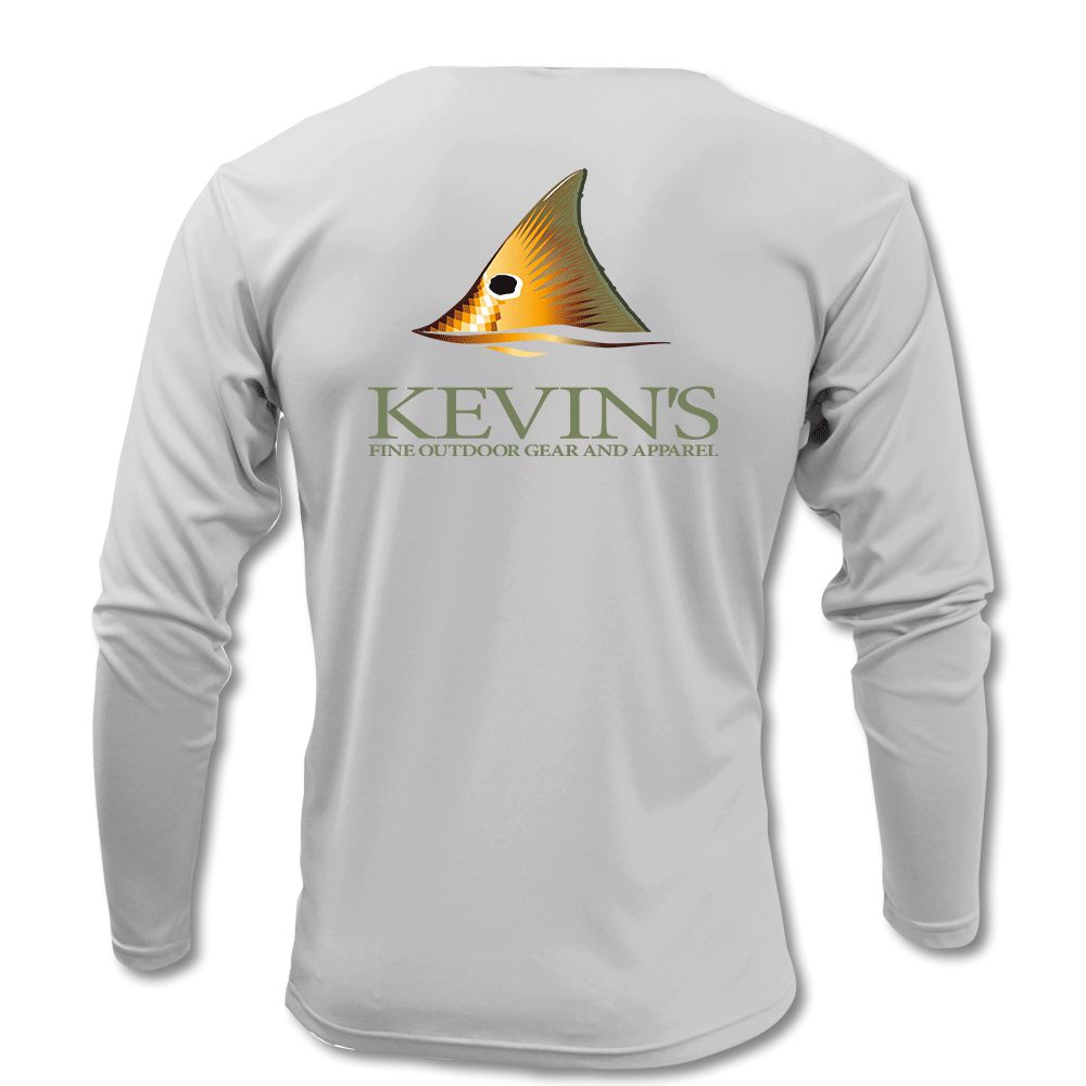 Kevin's Red Fish Tail Performance Tee--Kevin's Fine Outdoor Gear & Apparel