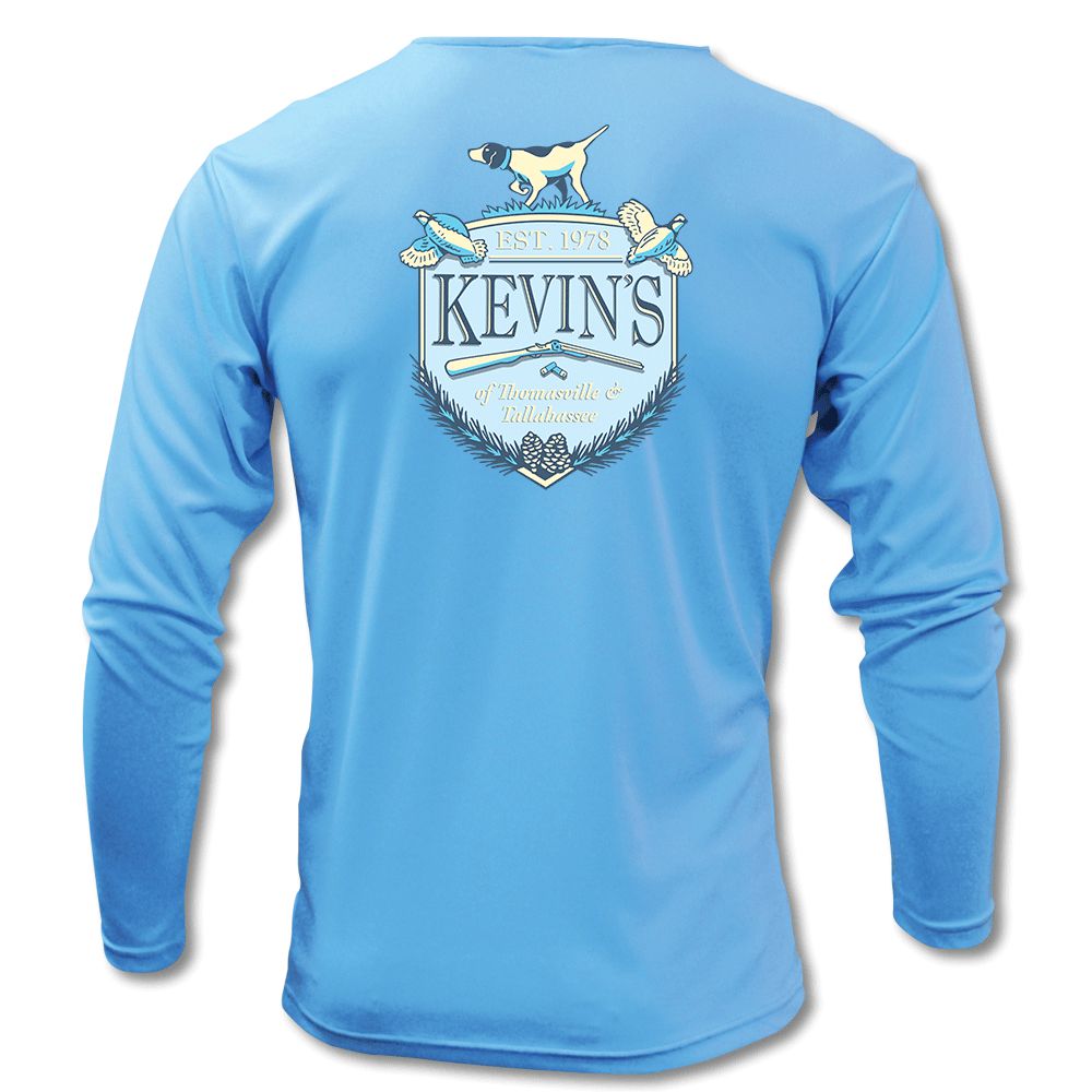 Kevin's Long Sleeve Beach Crest Performance Tee-Sky Blue-S-Kevin's Fine Outdoor Gear & Apparel