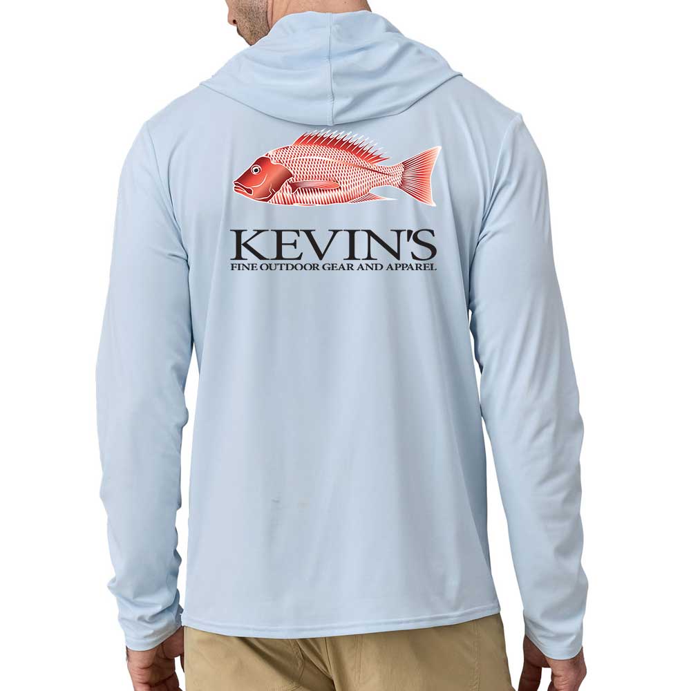 Kevin's Men's Patagonia Long Sleeve Snapper Cool Hoodie-Men's Clothing-Chilled Blue-S-Kevin's Fine Outdoor Gear & Apparel
