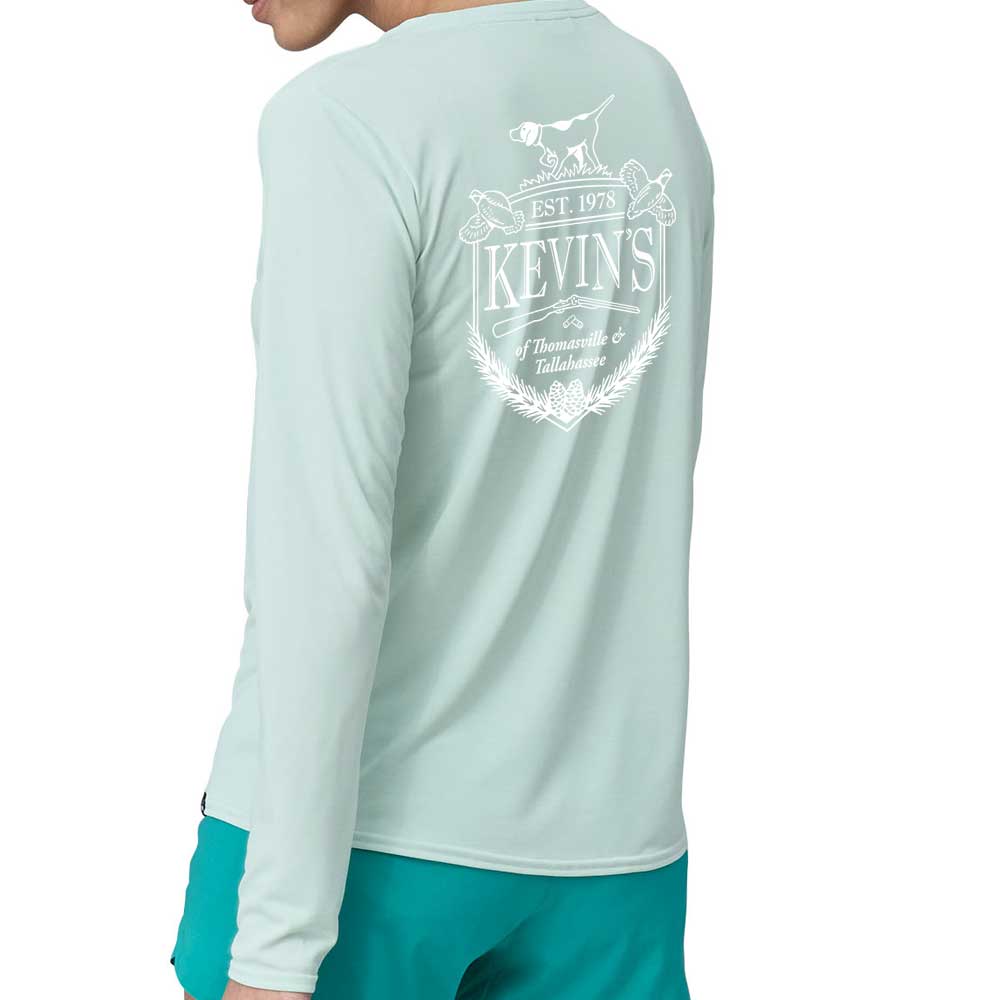Kevin's Women's Patagonia Long Sleeve Crest Cool Crewneck-Men's Clothing-Whispy Light Green-S-Kevin's Fine Outdoor Gear & Apparel