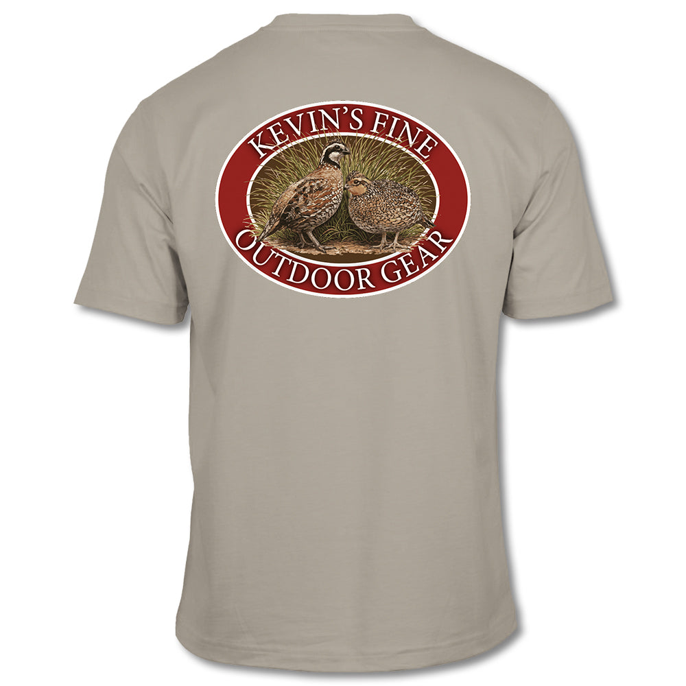 Kevin's Vintage Quail Ring Short Sleeve T-Shirt-Men's Clothing-Kevin's Fine Outdoor Gear & Apparel