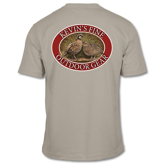 Kevin's Vintage Quail Ring Short Sleeve T-Shirt-Men's Clothing-Kevin's Fine Outdoor Gear & Apparel