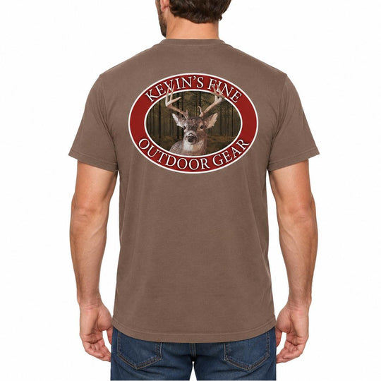 Kevin's Vintage Buck Ring Short Sleeve T-Shirt-Men's Clothing-Kevin's Fine Outdoor Gear & Apparel
