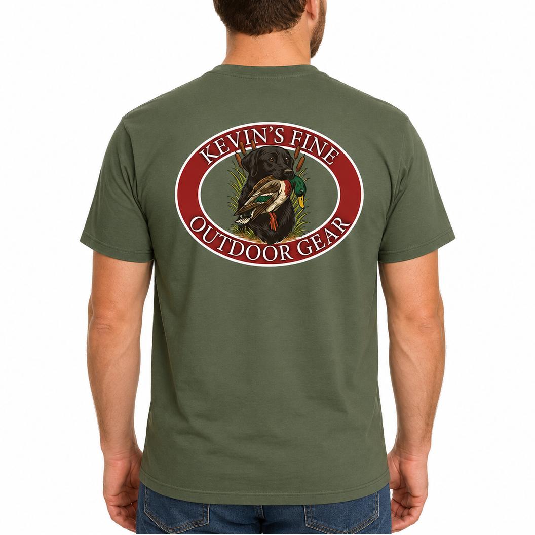 Kevin's Vintage Lab Ring Short Sleeve T-Shirt-Men's Clothing-Kevin's Fine Outdoor Gear & Apparel