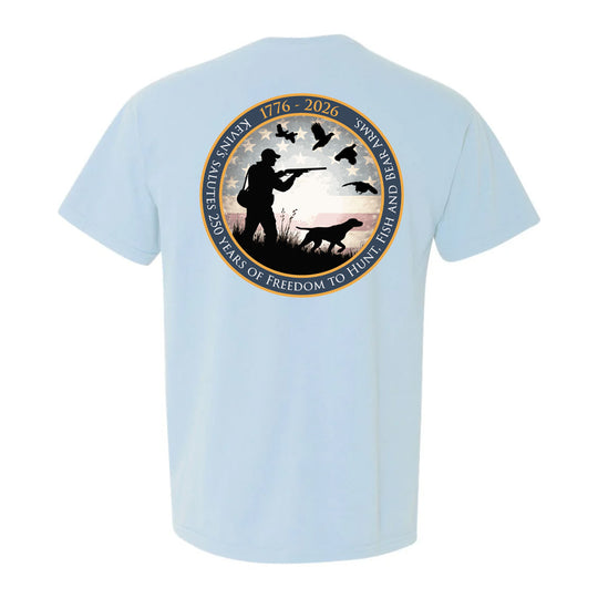 Kevin's 250 Years Of Freedom Short Sleeve T-Shirt-Men's Clothing-Chambray-S-Kevin's Fine Outdoor Gear & Apparel