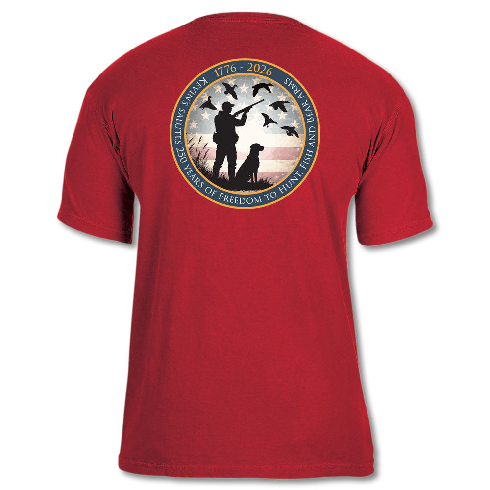 Kevin's 250 Years Of Freedom Short Sleeve T-Shirt-Men's Clothing-Kevin's Fine Outdoor Gear & Apparel