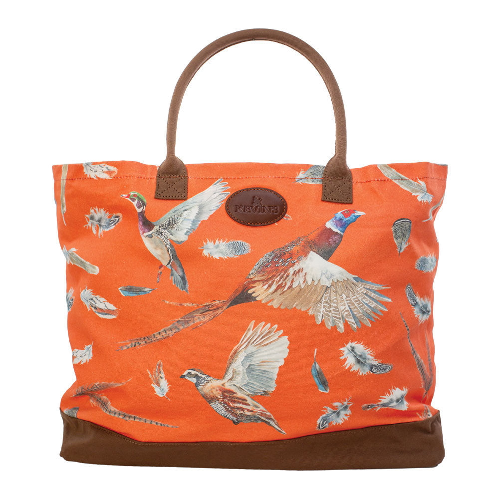 Kevin's Oversized Tote-Women's Accessories-Gamebird-Orange-Kevin's Fine Outdoor Gear & Apparel