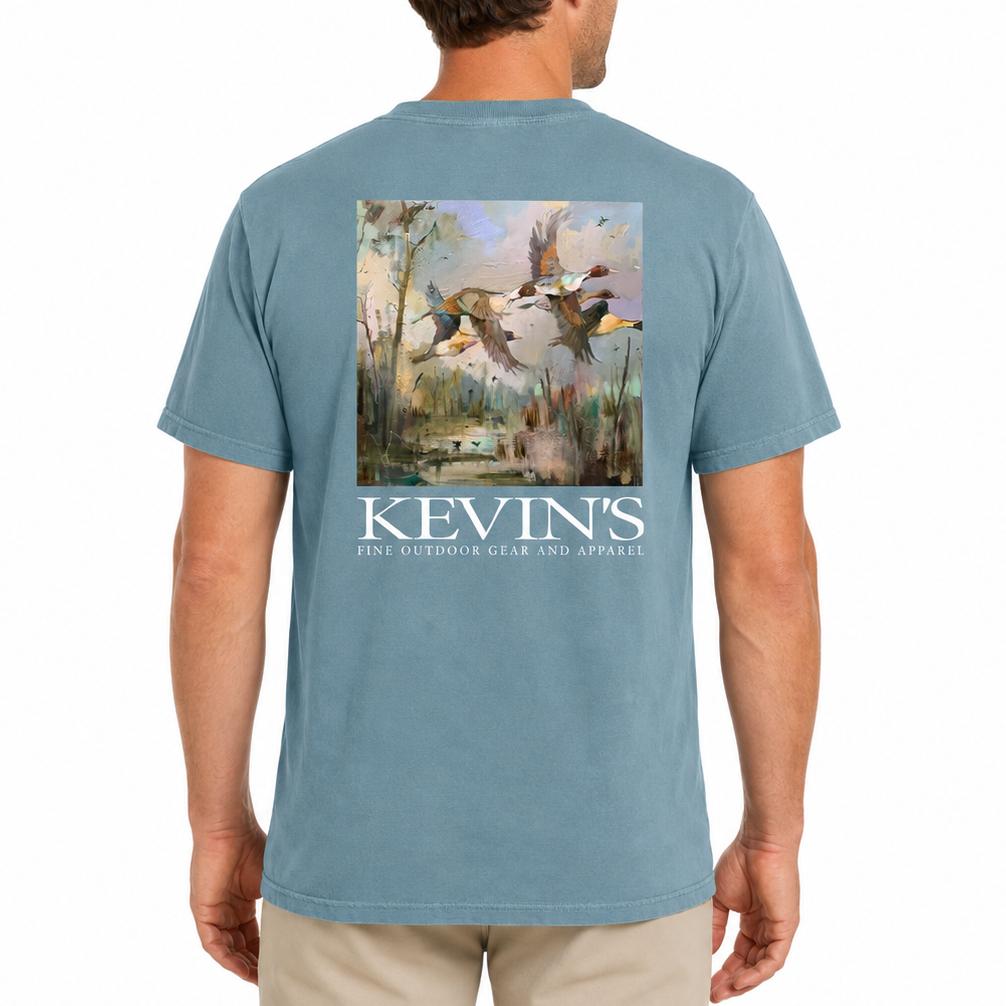 Kevin's Dirk Walker Pintails in Flight Short Sleeve T-Shirt-Men's Clothing-Kevin's Fine Outdoor Gear & Apparel