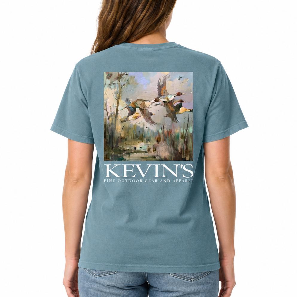 Kevin's Dirk Walker Pintails in Flight Short Sleeve T-Shirt-Men's Clothing-Kevin's Fine Outdoor Gear & Apparel