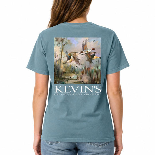 Kevin's Dirk Walker Pintails in Flight Short Sleeve T-Shirt-Men's Clothing-Kevin's Fine Outdoor Gear & Apparel
