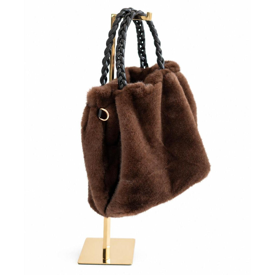 Heather Faux Fur Handbag-Women's Accessories-Kevin's Fine Outdoor Gear & Apparel
