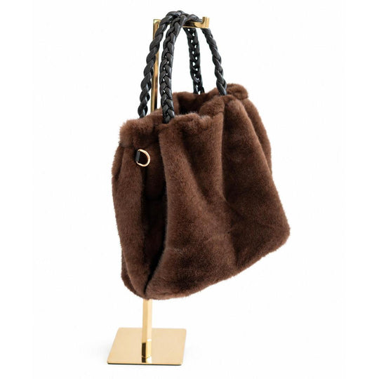 Heather Faux Fur Handbag-Women's Accessories-Kevin's Fine Outdoor Gear & Apparel
