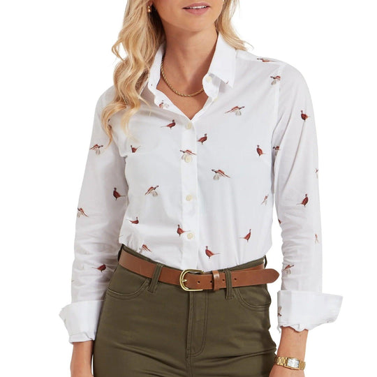 Schoffel Ladies Norfolk Shirt-Women's Clothing-Kevin's Fine Outdoor Gear & Apparel