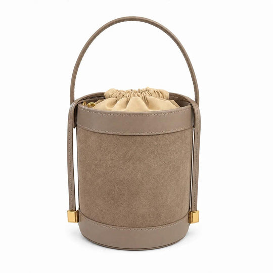 Kevin's Italian Made Mini Suede Bucket Bag-Women's Accessories-Kevin's Fine Outdoor Gear & Apparel
