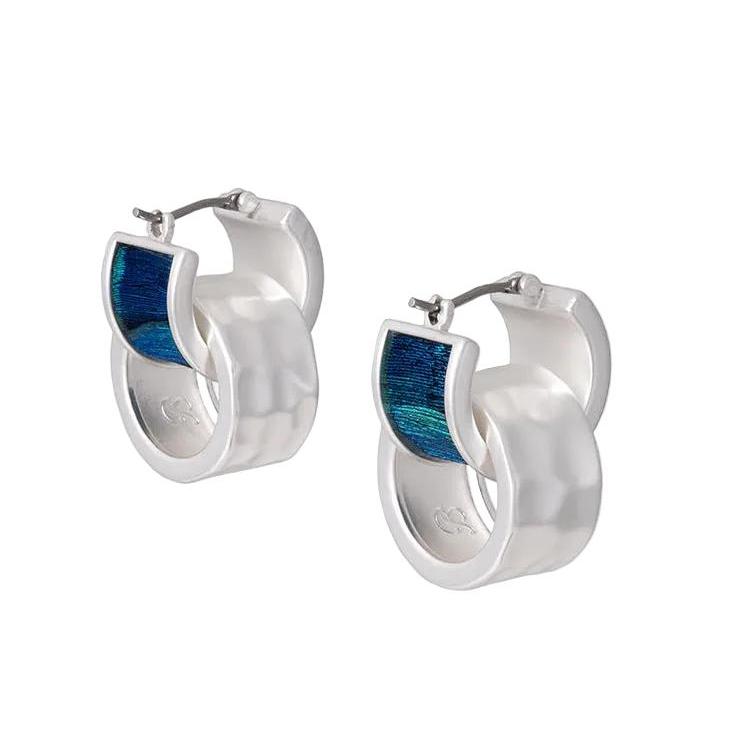 Brackish Eleuthera Hoop Earrings-Jewelry-Silver-Kevin's Fine Outdoor Gear & Apparel