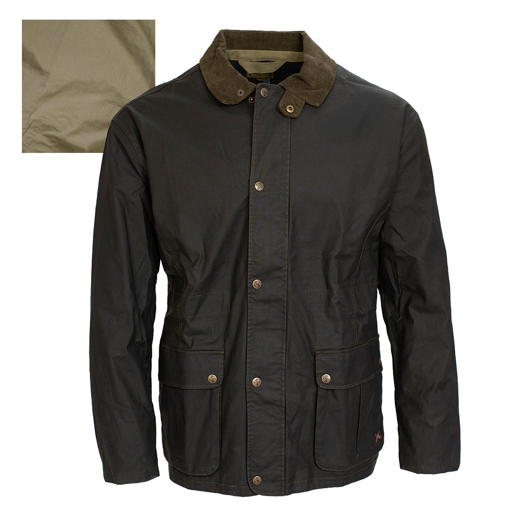 Kevin's Men's Washable Waxed Jacket-Men's Clothing-Dark Green with Green Lining-S-Kevin's Fine Outdoor Gear & Apparel
