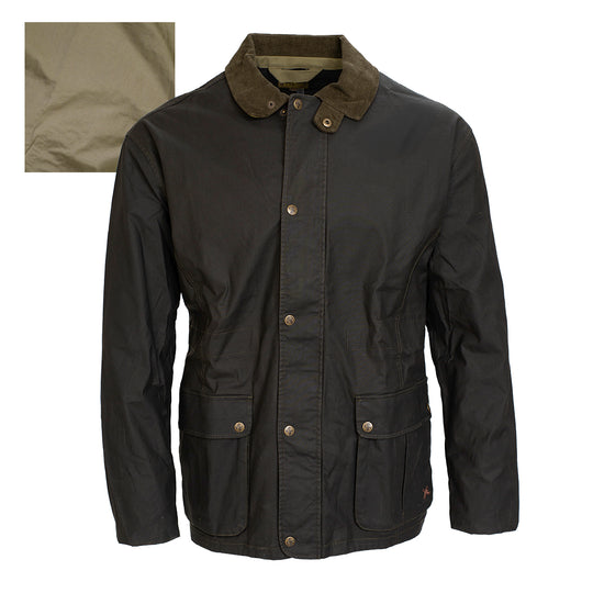 Kevin's Men's Washable Waxed Jacket-Men's Clothing-Dark Green with Green Lining-S-Kevin's Fine Outdoor Gear & Apparel