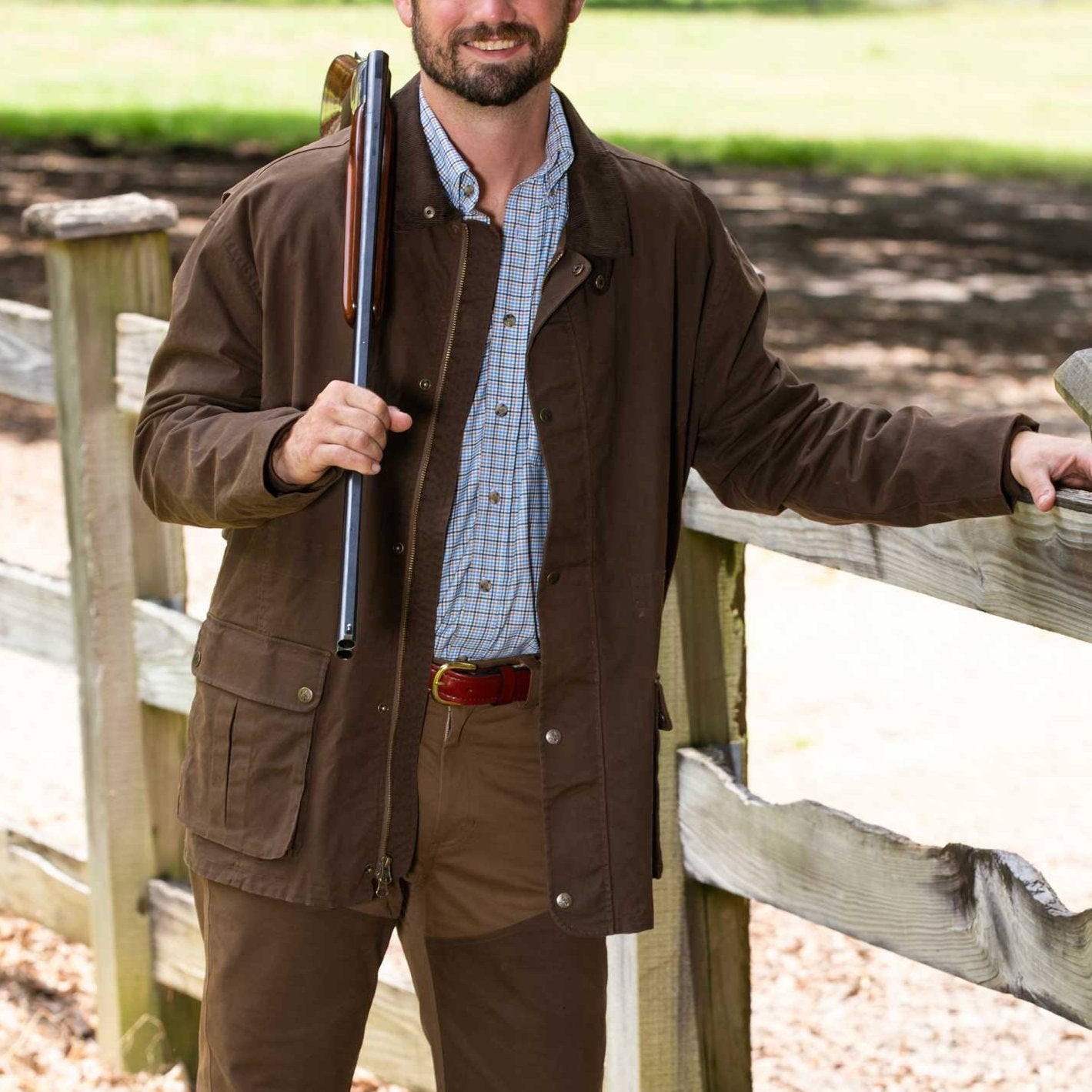 Kevin's Washable Waxed Men's Jacket-Men's Clothing-Brown-S-Kevin's Fine Outdoor Gear & Apparel