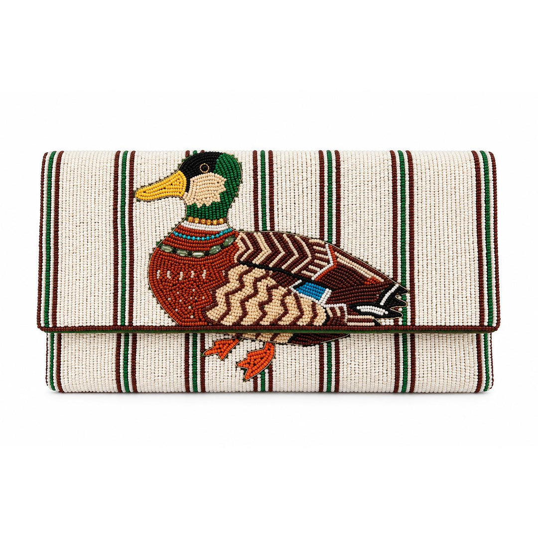 Lily Posh Beaded Duck Crossbody Bag-Women's Accessories-Kevin's Fine Outdoor Gear & Apparel