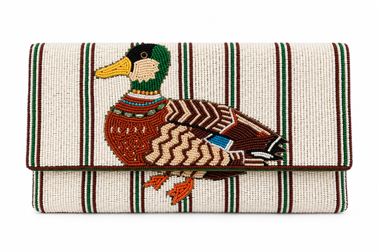 Lily Posh Beaded Duck Crossbody Bag-Women's Accessories-Kevin's Fine Outdoor Gear & Apparel