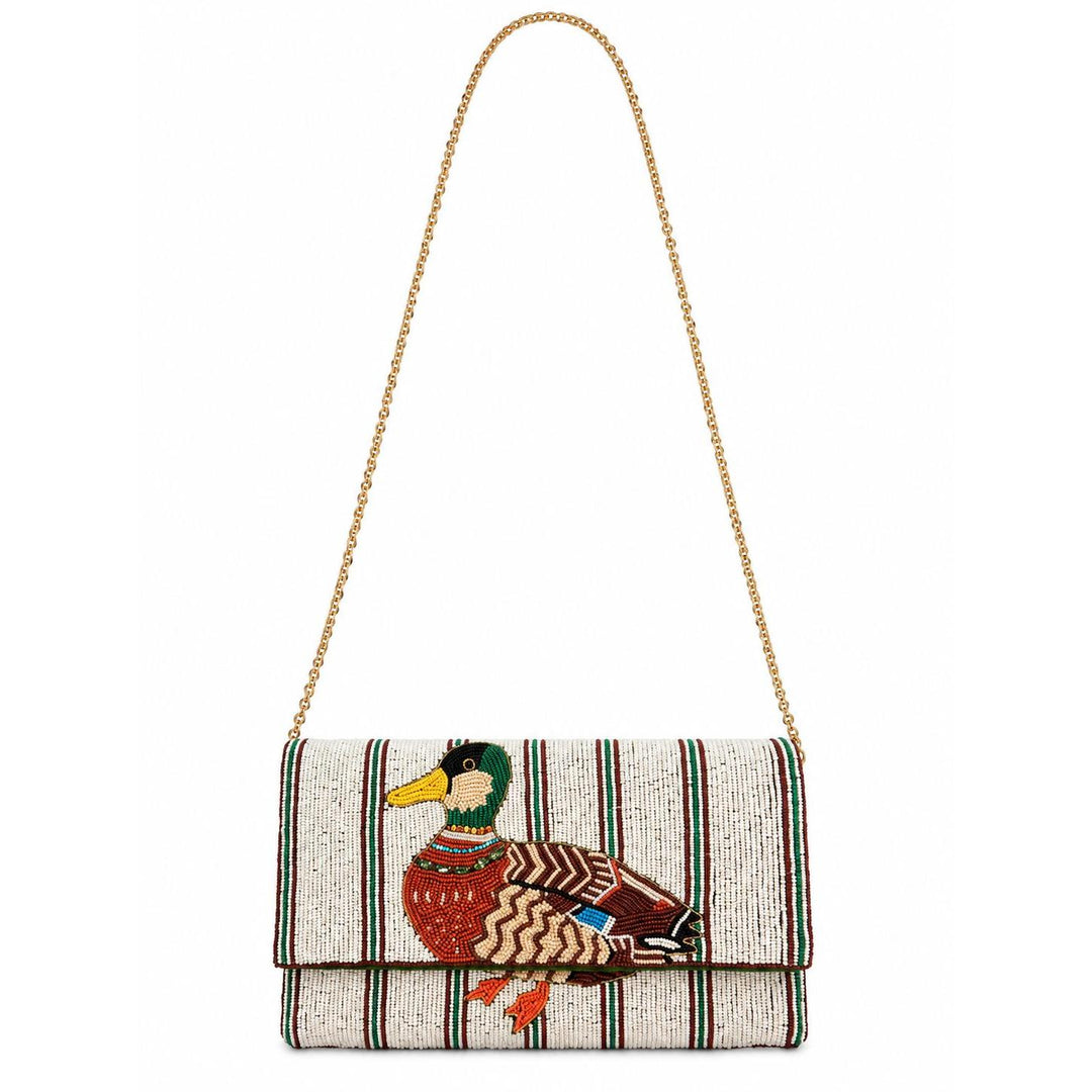 Lily Posh Beaded Duck Crossbody Bag-Women's Accessories-Kevin's Fine Outdoor Gear & Apparel