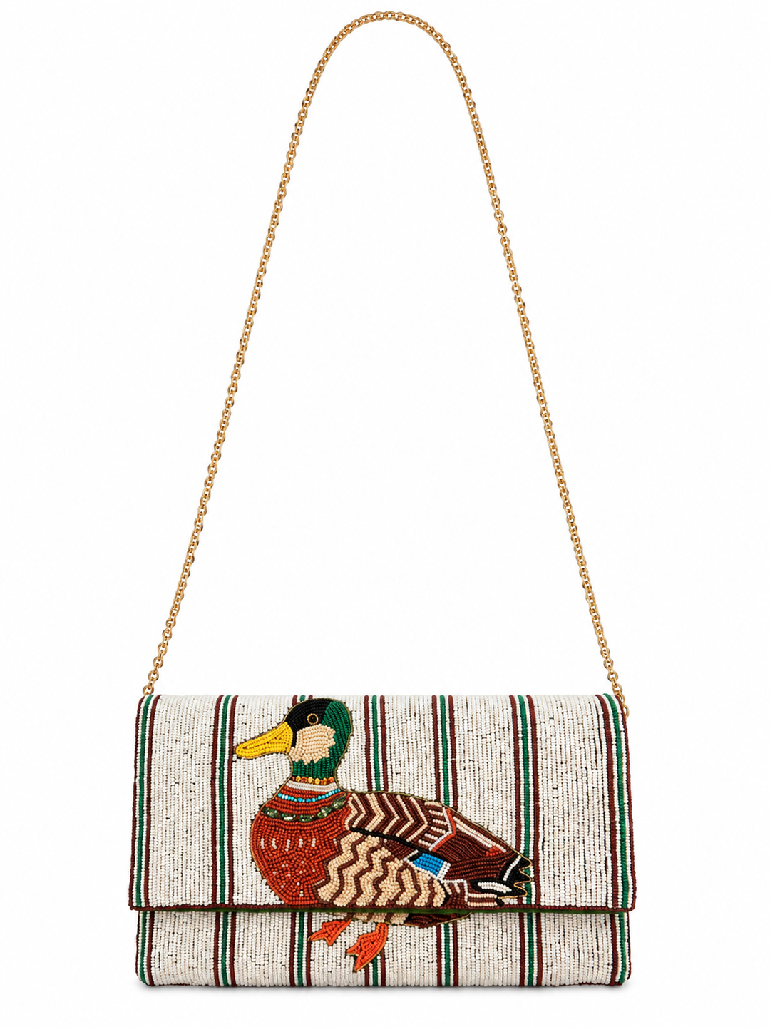 Lily Posh Beaded Duck Crossbody Bag-Women's Accessories-Kevin's Fine Outdoor Gear & Apparel