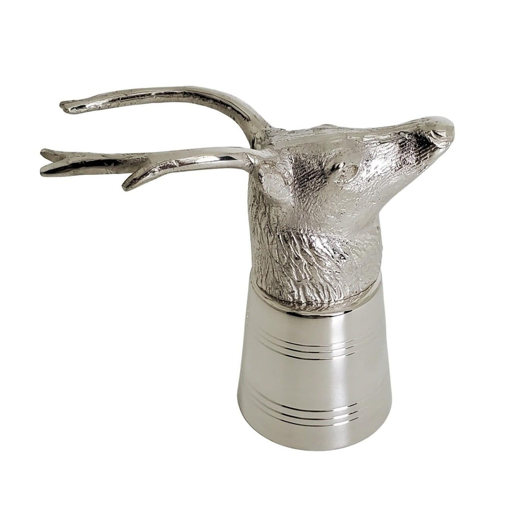 Silver Plated Animal Head Jiggers-Home/Giftware-Deer Head-Silver Plate-Kevin's Fine Outdoor Gear & Apparel