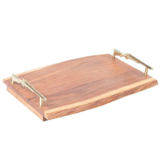 Wood Tray with Gun Handles--Kevin's Fine Outdoor Gear & Apparel