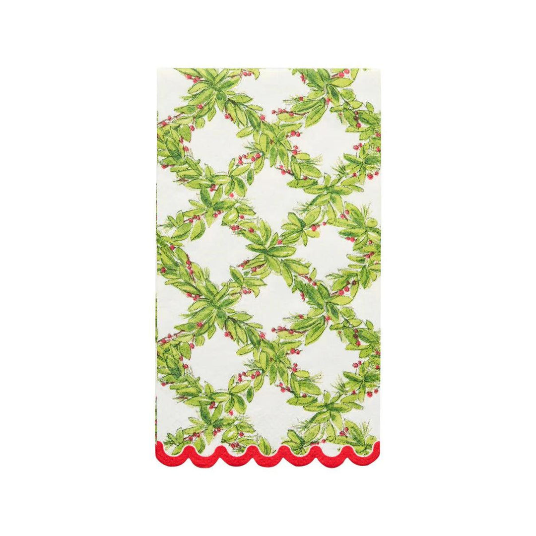 Sophistiplate Holly Berry Guest Towels-Home/Giftware-Kevin's Fine Outdoor Gear & Apparel