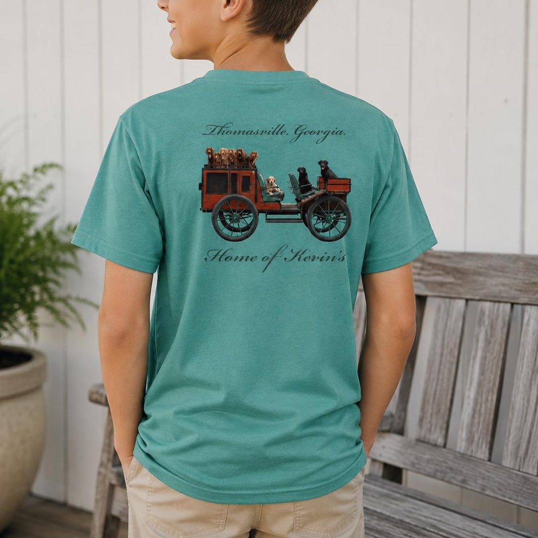 Kevin's Kids Quail Wagon Short Sleeve T-Shirt-Children's Clothing-Kevin's Fine Outdoor Gear & Apparel