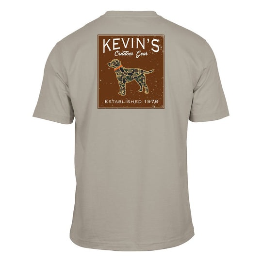 Kevin's Vintage Camo Lab Short Sleeve T-Shirt-Men's Clothing-Khaki-S-Kevin's Fine Outdoor Gear & Apparel