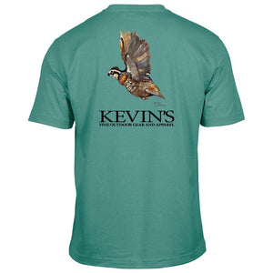 Kevin's Dirk Walker Flying Quail Short Sleeve Tee-Men's Clothing-Kevin's Fine Outdoor Gear & Apparel