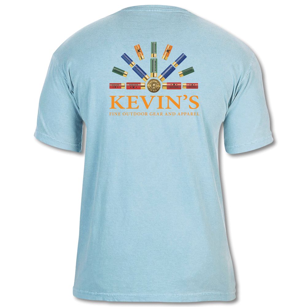 Kevin's Shot Shells Short Sleeve Tee-Men's Clothing-Chambray-S-Kevin's Fine Outdoor Gear & Apparel