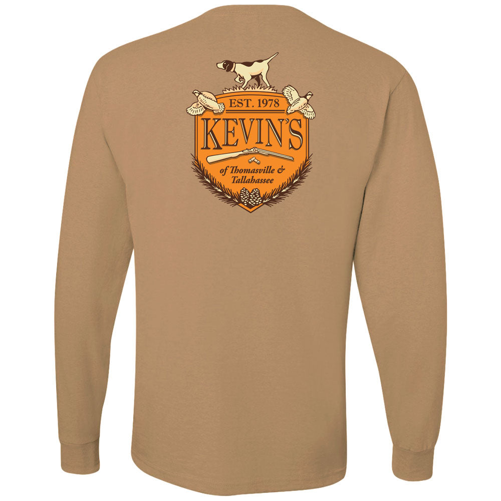 Kevin's Crest Logo DriRelease Long Sleeve Shirt-Men's Clothing-Kevin's Fine Outdoor Gear & Apparel