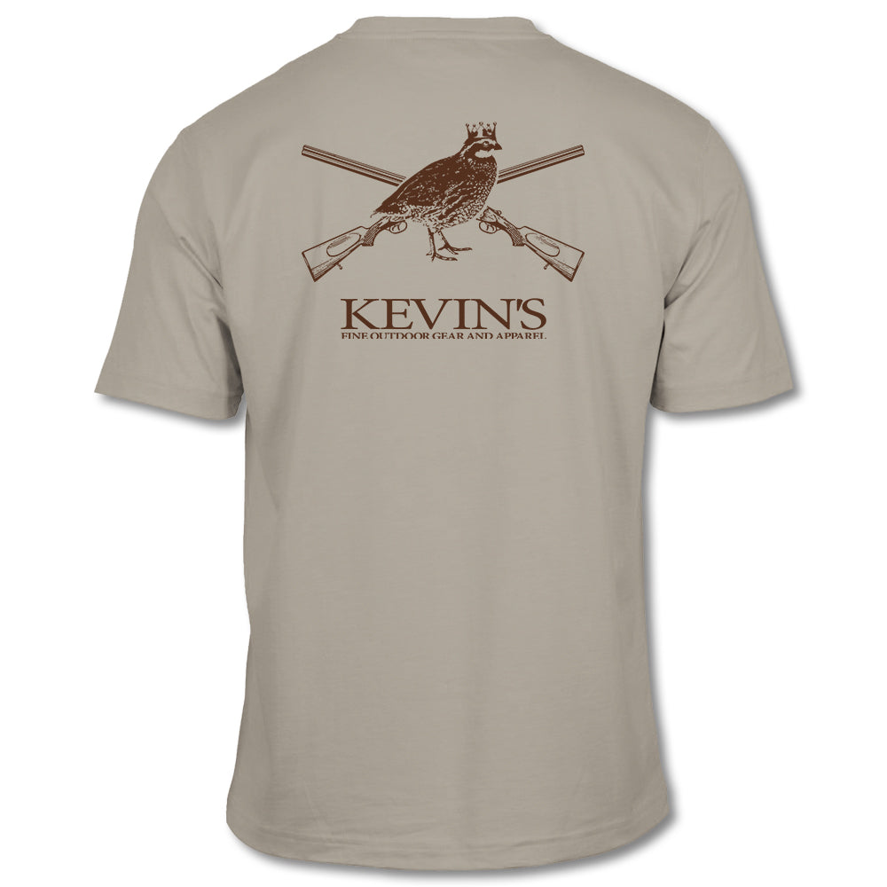 Kevin's King Bob Gun Logo Short Sleeve T-Shirt-Men's Clothing-Sandstone-S-Kevin's Fine Outdoor Gear & Apparel
