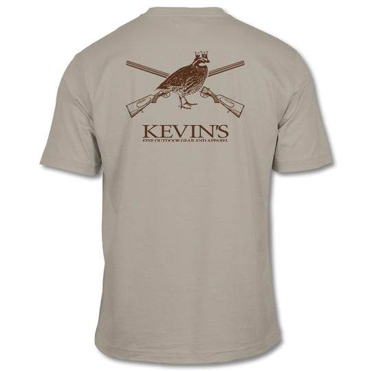 Kevin's King Bob Gun Logo Short Sleeve T-Shirt-Men's Clothing-Sandstone-S-Kevin's Fine Outdoor Gear & Apparel