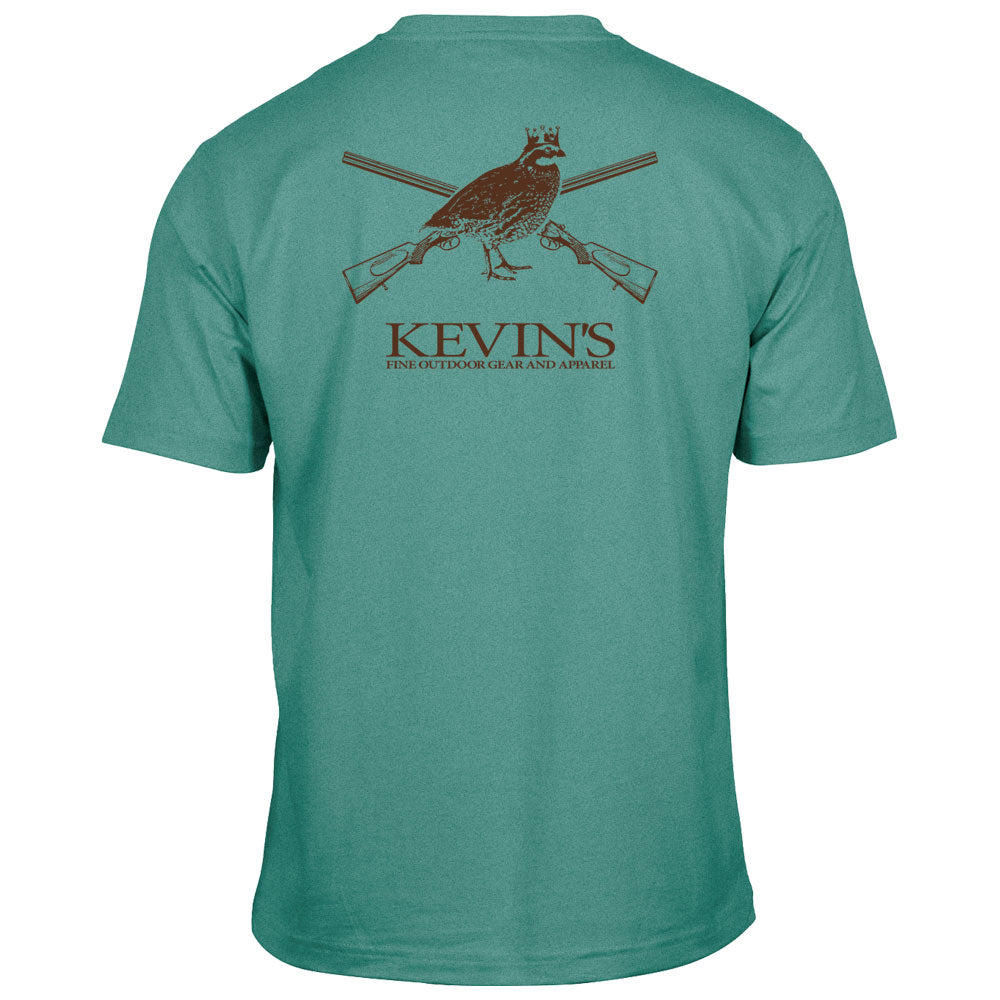 Kevin's King Bob Gun Logo Short Sleeve T-Shirt-Men's Clothing-Seafoam-S-Kevin's Fine Outdoor Gear & Apparel