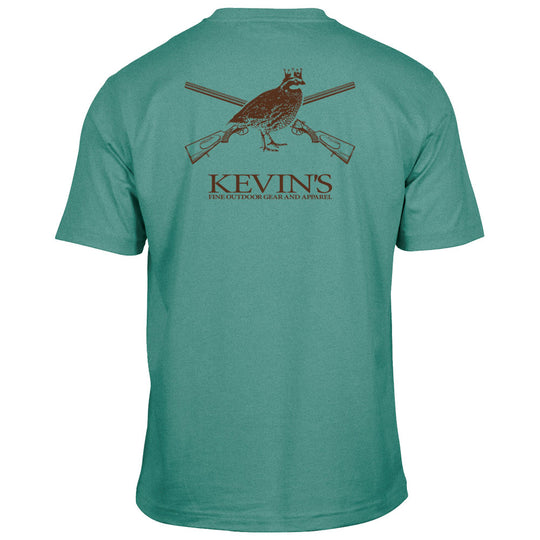 Kevin's King Bob Gun Logo Short Sleeve T-Shirt-Men's Clothing-Seafoam-S-Kevin's Fine Outdoor Gear & Apparel