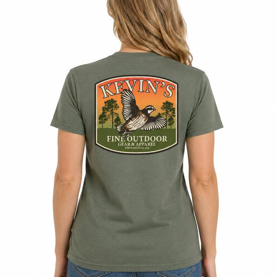 Kevin's Quail Sunset Short Sleeve T-Shirt-Men's Clothing-Kevin's Fine Outdoor Gear & Apparel