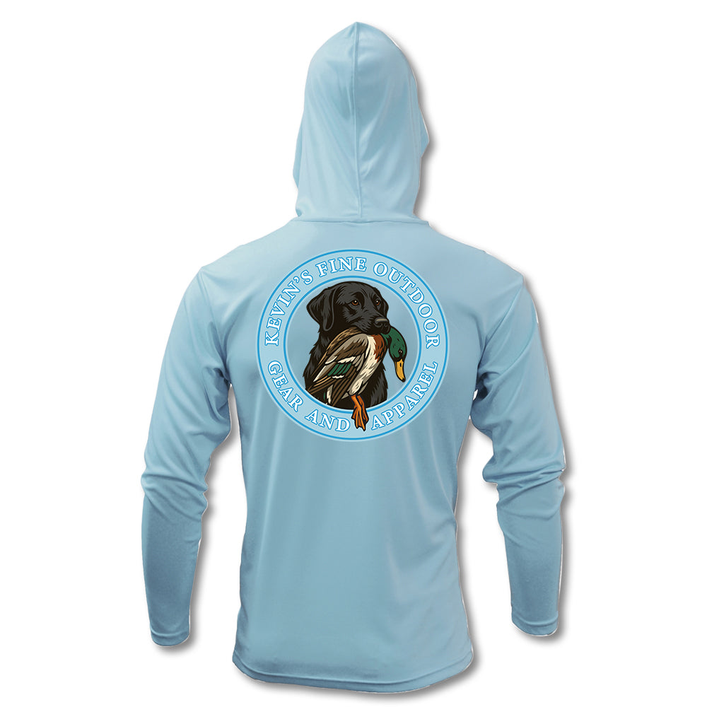 Kevin's Kids Black Lab Performance Long Sleeve Hoody-Children's Clothing-Ice Blue-XS-Kevin's Fine Outdoor Gear & Apparel