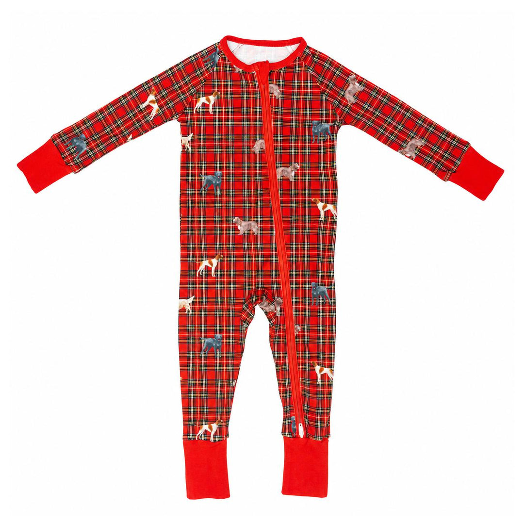 Kevin's Baby The Little Hunt Club Pajamas-Children's Clothing-Red Tartan-3 Months-Kevin's Fine Outdoor Gear & Apparel